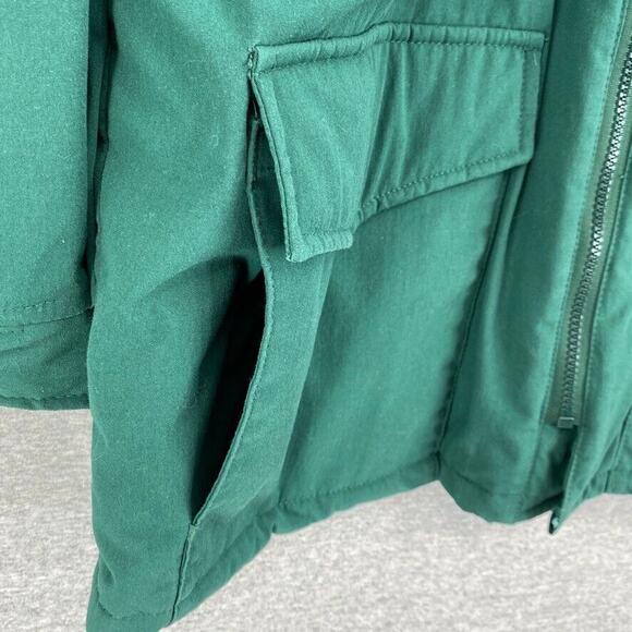 Nemesis Jacket Mens Large Green Chore Coat Union Made USA Arctic Fleece Lined - Picture 10 of 14